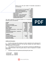 Exercise Deferred Taxation