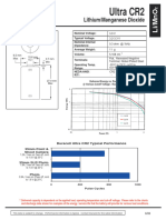 Duracell CR2 Datasheet