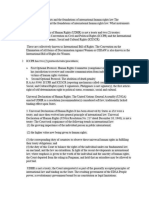 The International Bill of Rights and The Foundations of International Human Rights Law The International Bill of Rights and The Foundations of International Human Rights Law