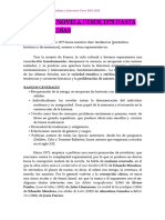 Tema 3 - La Novela Desde 1975 A Nuestros Días