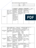 Informe de Evaluación Diagnostica 3 ° B