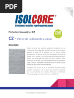 Ficha de Dados ISOLCORE CZ