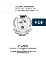 Sathyabama University: Syllabus