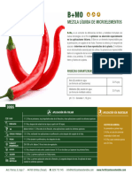 Mezcla Líquida de Microelementos: Dosis