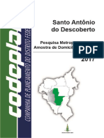 Pmad Santo Antonio Do Descoberto 2017 Codeplan