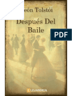 Despues Del Baile-Tolstoi Leon