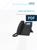 Dinstar C60U-W&C60UP-W IP Phone Datasheet