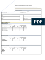 Ficha de Evaluacion de Infraestructura Existente