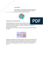 Diversos Tipos de Modelo Atomico e Modelo Atomico Atual