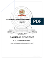 BSC CSL 2016 17syllabus