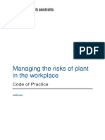 Dec 2023 - Code of Practice - Managing The Risks of Plant in The Workplace