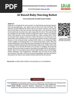 AI Based Baby Nursing Robot: International Journal of Science and Business