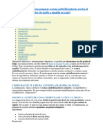 Quieres Saber Como Preparar Cremas Antiinflamatorias Contra El Dolor de Cuello y Espalda en Casa