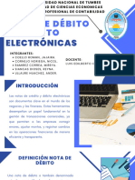 Nota de Débito y Crédito Electrónicas