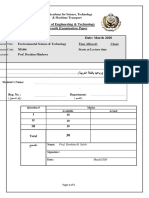 Seventh Examination Paper: Basic & Applied Science