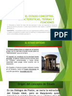 SESION 1 El Estado Conceptos, Características, Teorías y Funciones.