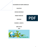 Folleto de Ciencias Naturales Primer Trimestre Espa