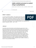 Dow Science Paper-A Commercially Viable Solution Process To Control Long-Chain Branching in Polyethylene