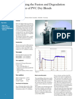 Examining The Fusion and Degradation Behavior of PVC Dry Blends