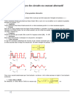 CH4 - Etude Et Analyse Des Circuits À Courant Alternatif