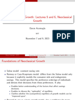 Economic Growth Lectures 5 and 6 2023