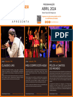 Programaçao Teatro Itaperuna