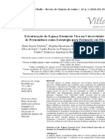 Vista Do Estruturação Do Espaço Farmácia Viva Na Universidade Federal de Pernambuco Como Estratégia para Formação em Fitoterapia