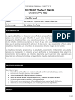 Planificación Estadistica I 2022