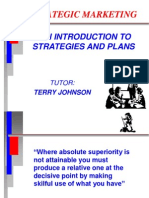 Strategic Marketing: 1. An Introduction To Strategies and Plans