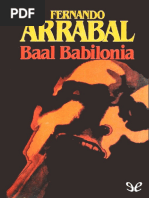 (Esp) Fernando Arrabal - Baal Babilonia