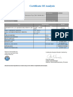 CoAs... Hidroxipropilmetilcelulosa (HPMC) (Methocel K100M Premium-2208) - CoA L-1EF0909 (Spectrum)