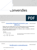 Aula 07 - Conversões de Unidades de Medidas Sistema Métrico e Inglês