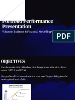 Portfolio Performance Presentation