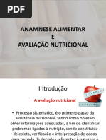 Aula 2 - ANAMNESE ALIMENTAR