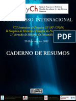 Caderno de Resumos Congresso PhilPsyCh 2022