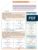 8 - Les Réactions D'estérification Et D'hydrolyse