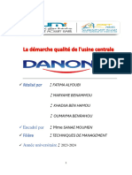 La Démarche Qualité DANONE