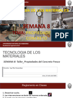 SEMANA 8 - TALLER - Propiedades Del Concreto Fresco