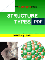 Chemsheets GCSE 1057 Structure Types