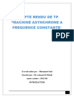 Rapport de TP Mas