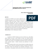 Artigo Sobre Os Desafios e Considerações Sobre o Uso Prolongado de Medicamentos No Pós Covid 19