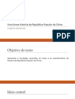 Uma Breve História Da República Popular Da China: Lorenz Bichler