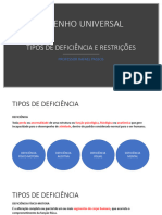 Aula 02B - Tipos de Deficiencia e Restricoes