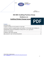 Guidance On - Auditing Climate Change Issues in ISO 9001