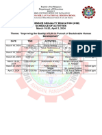 S.Y. 2024 Mechanins Guidelines and Criteria For Judging Comprehensive Sexuality Education