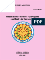 ROP-23-03 Procedimientos Médicos y Quirúrgicos en El Teatro de Operaciones