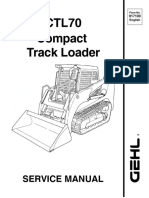 Gehl CTL70 Compact Track Loader Service Repair Manual