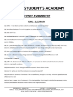 Electriciy Assignment