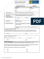 Tunnel Work Permit