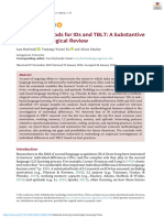 Research Methods For IDs and TBLT A Substantive An